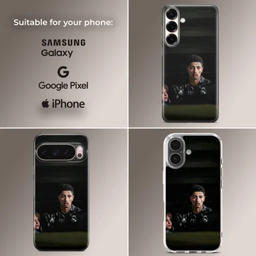 Bellingham football player portrait on phone case — Collage