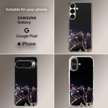 Bellingham football players celebrating, phone case — Collage