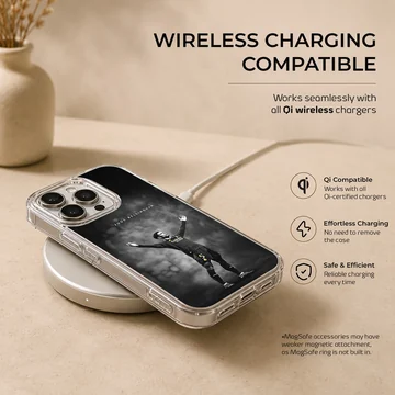 Dynamic image of Bellingham celebrating a goal on a phone case — Charging