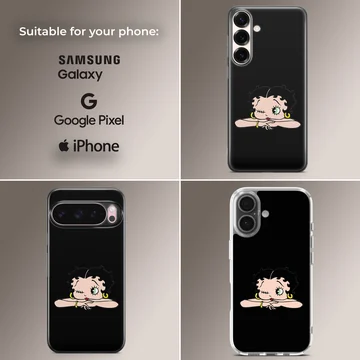 Betty Boop nostalgic cartoon art phone case — Collage