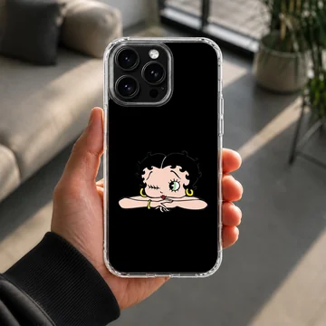 Betty Boop nostalgic cartoon art phone case — Lifestyle