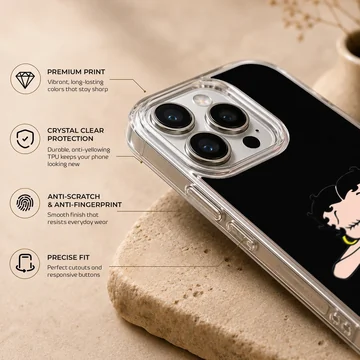 Betty Boop nostalgic cartoon art phone case — Info