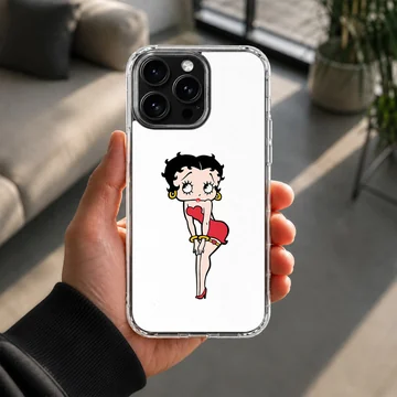 Betty Boop digital illustration on phone case — Lifestyle