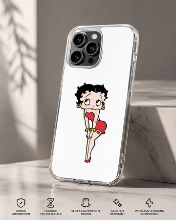 Betty Boop digital illustration on phone case — Specs