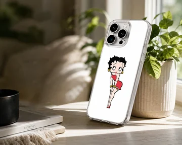 Betty Boop digital illustration on phone case — Lifestyle
