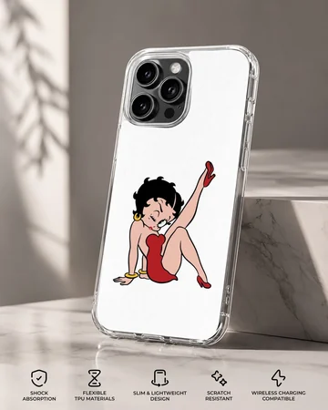 Betty Boop digital illustration phone case — Specs