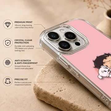 Betty Boop cartoon design with puppy on phone case — Info
