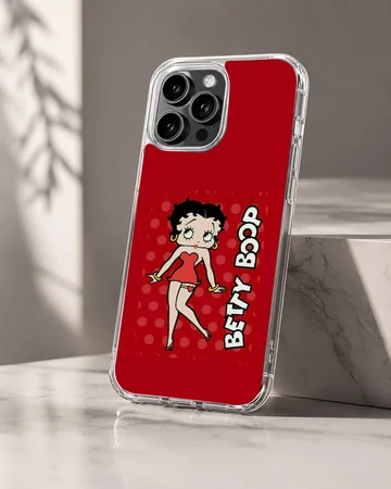 Betty Boop cartoon design on phone case — Hero