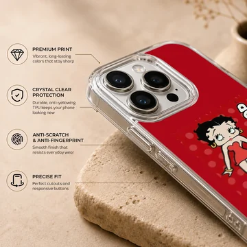 Betty Boop cartoon design on phone case — Info