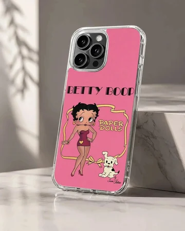 Betty Boop cartoon design on phone case