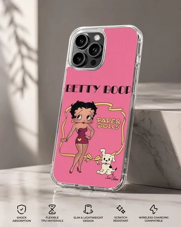 Betty Boop cartoon design on phone case — Specs