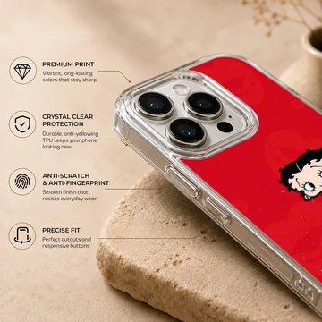 Betty Boop with Pup digital illustration phone case — Info