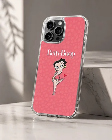 Betty Boop retro cartoon design on phone case — Hero