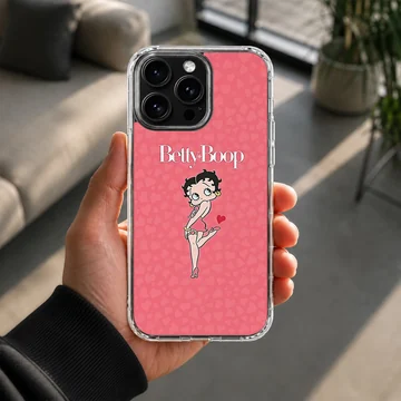 Betty Boop retro cartoon design on phone case — Lifestyle
