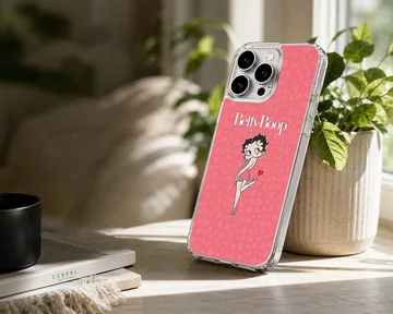 Betty Boop retro cartoon design on phone case — Lifestyle