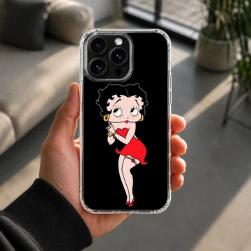 Betty Boop cartoon design on a phone case — Lifestyle