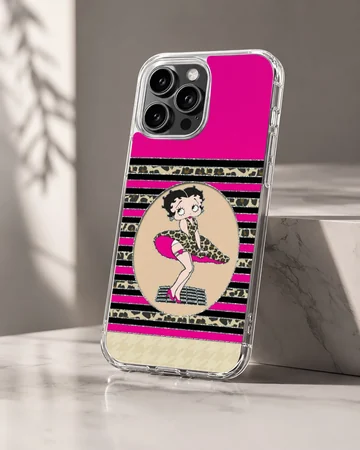 Betty Boop cartoon design on a phone case — Hero