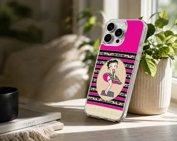 Betty Boop cartoon design on a phone case — Lifestyle
