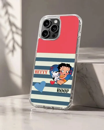 Betty Boop playful cartoon design phone case