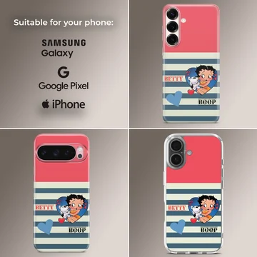 Betty Boop playful cartoon design phone case — Collage