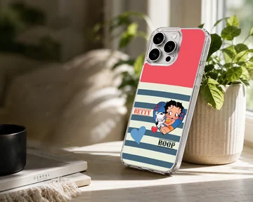 Betty Boop playful cartoon design phone case — Lifestyle