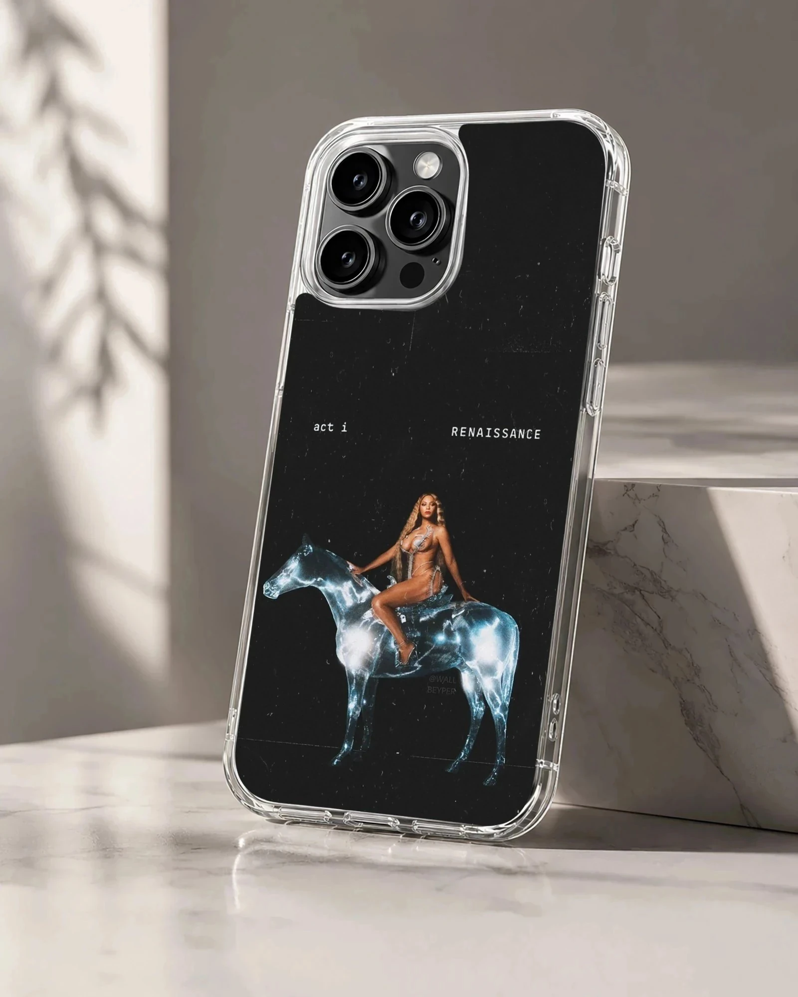Beyoncé on a starry horse with 'Renaissance' design phone case