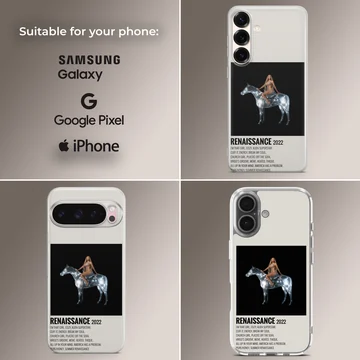 Beyoncé Renaissance Tribute artwork on phone case — Collage