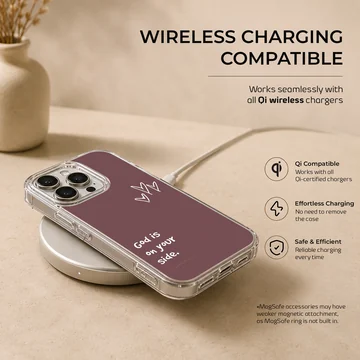 Bible Verses phone case with inspirational quote design — Charging