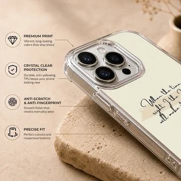 Inspirational Bible verse design on a phone case — Info