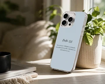 Bible Verses Phone Case featuring Psalm 32:8 inspirational quote. — Lifestyle