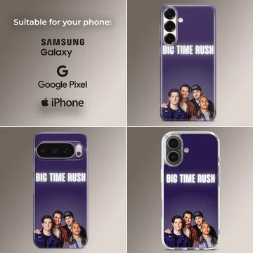 Big Time Rush band photo on a phone case — Collage