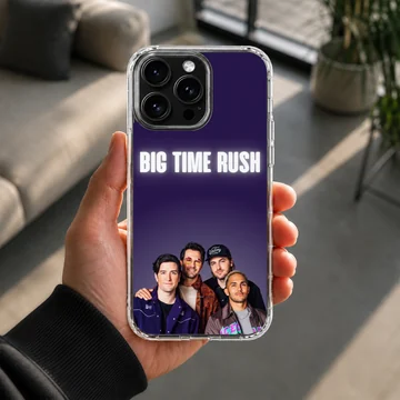 Big Time Rush band photo on a phone case — Lifestyle