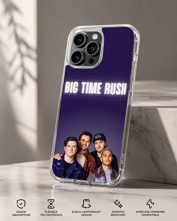 Big Time Rush band photo on a phone case — Specs