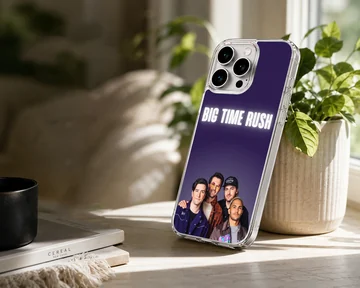 Big Time Rush band photo on a phone case — Lifestyle