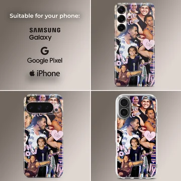 Big Time Rush collage design on phone case — Collage