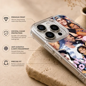 Big Time Rush collage design on phone case — Info