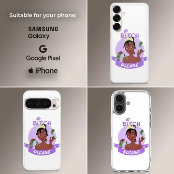 Bitch Please cartoon design on phone case — Collage