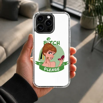 Bitch Please phone case with playful cartoon design — Lifestyle