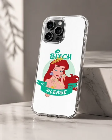 Bitch Please illustration on a phone case with playful text — Hero