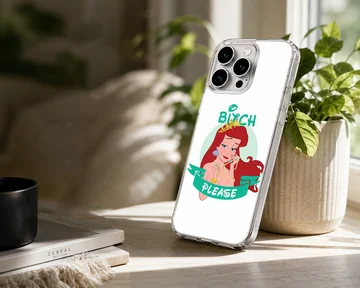 Bitch Please illustration on a phone case with playful text — Lifestyle