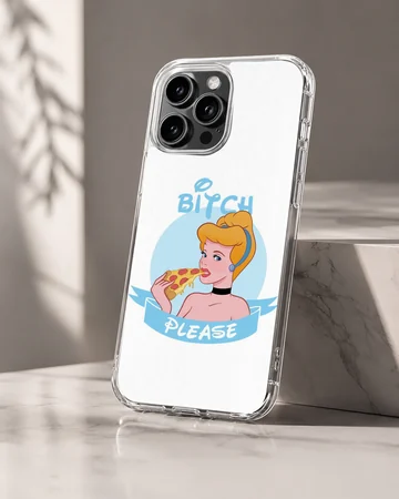 Bitch Please whimsical illustration phone case design