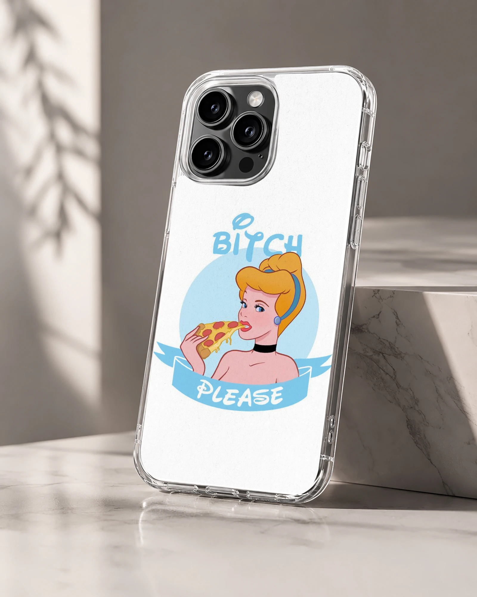 Bitch Please whimsical illustration phone case design