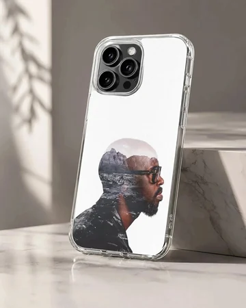 Black Coffee music icon design on phone case
