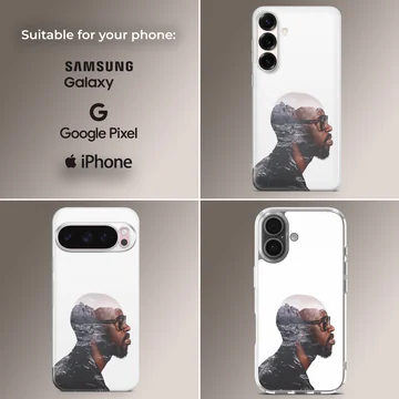 Black Coffee music icon design on phone case — Collage