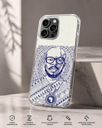 Black Coffee geometric design on phone case — Specs