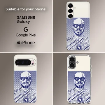 Black Coffee music icon design on phone case — Collage