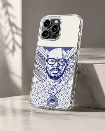 Dynamic Black Coffee artwork printed on a phone case