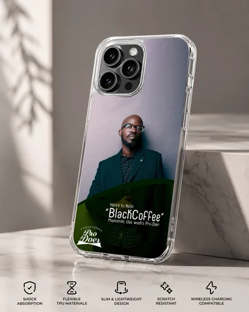 Black Coffee portrait on music icon phone case — Specs