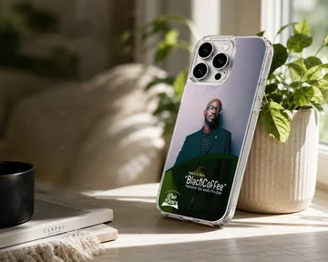 Black Coffee portrait on music icon phone case — Lifestyle