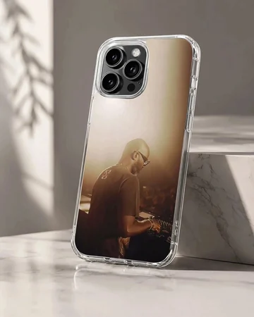 Phone case with iconic DJ Black Coffee image